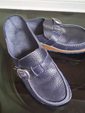 Birkenstock Navy Blue Slip-On Mule